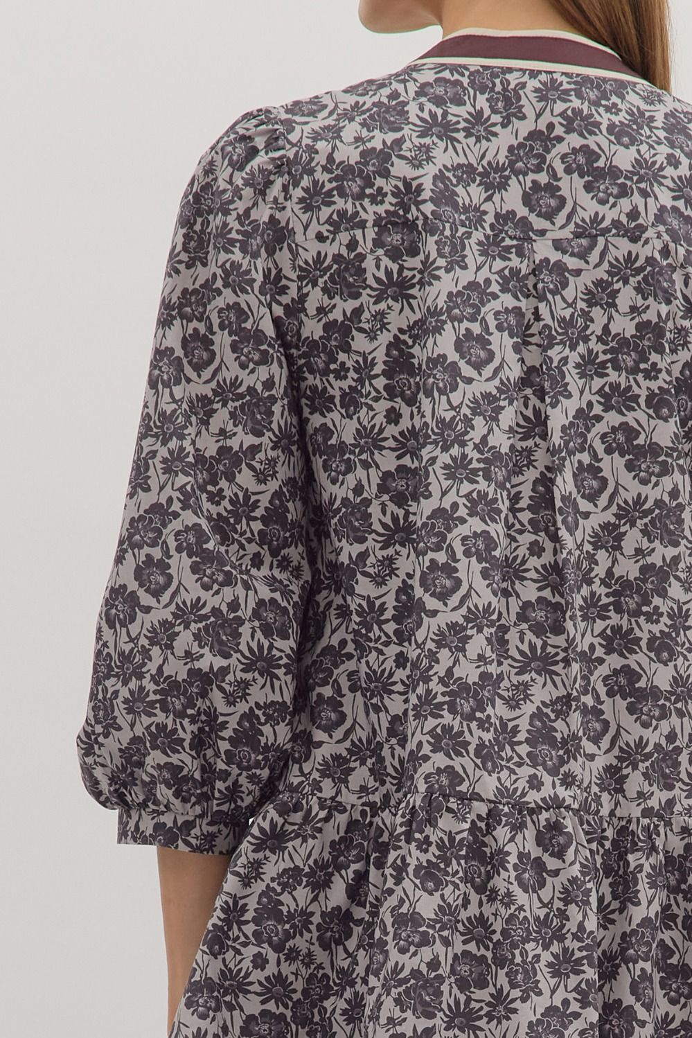 The Wren Floral Trim Dress