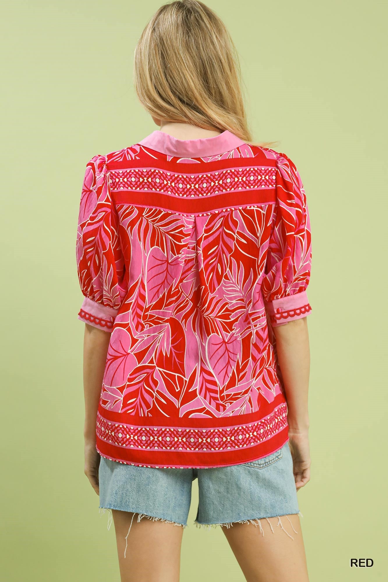 The Tropical Sunset Blouse