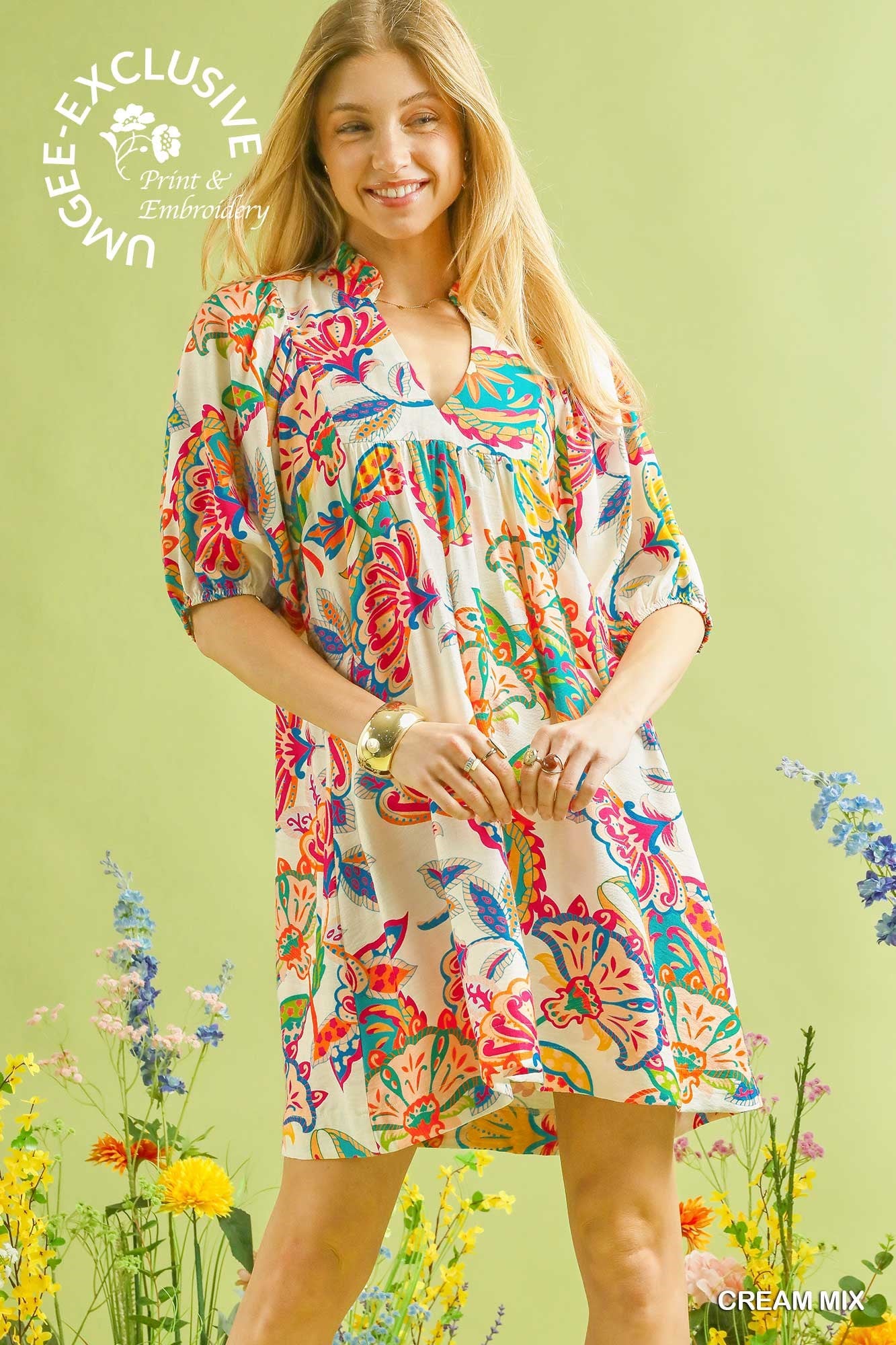 The Paisley Print Dress