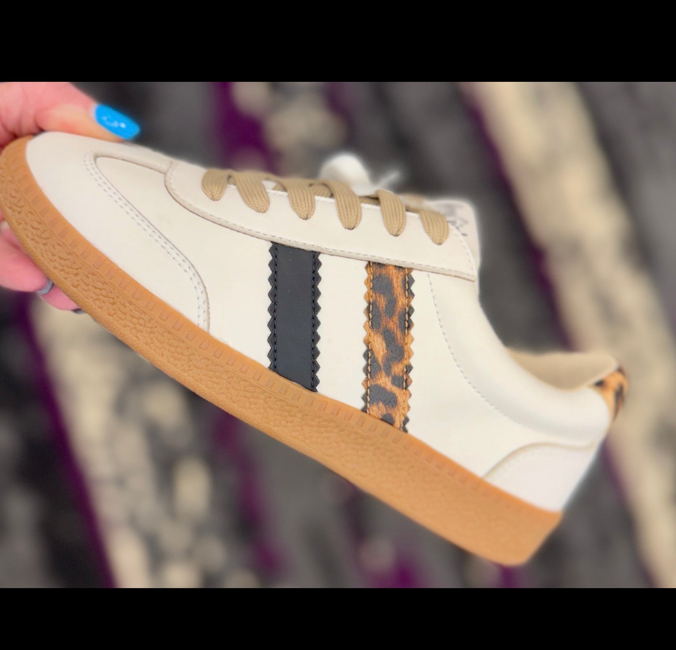 ***PREORDER***Corkys White Leopard Combo Heads Up Sneaker