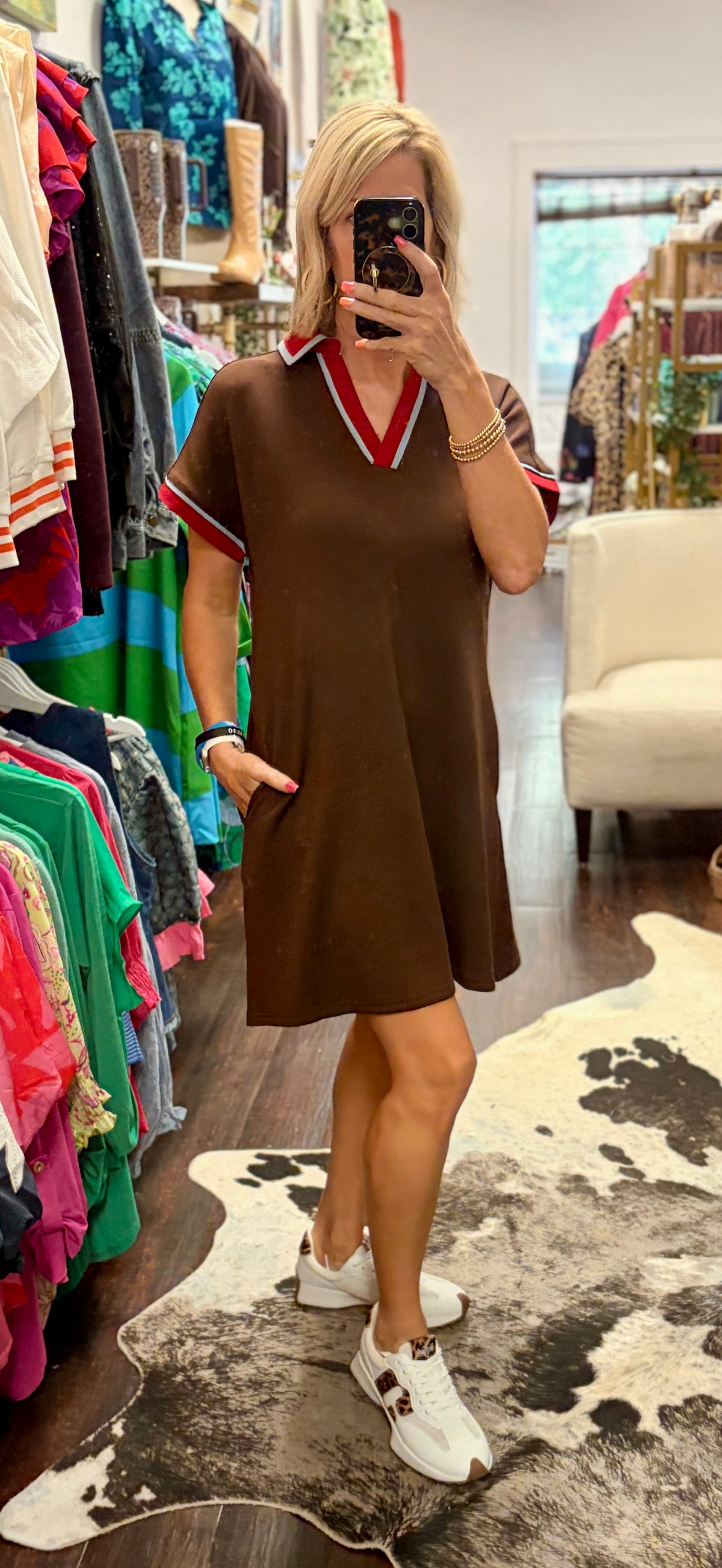 🤎 The Game Day Girl Dress