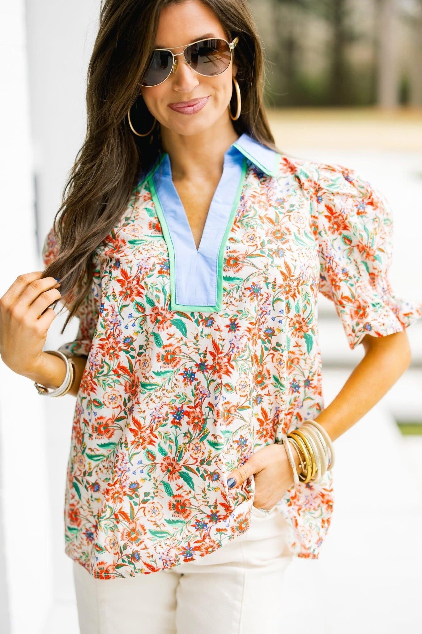The Charleston Garden Blouse