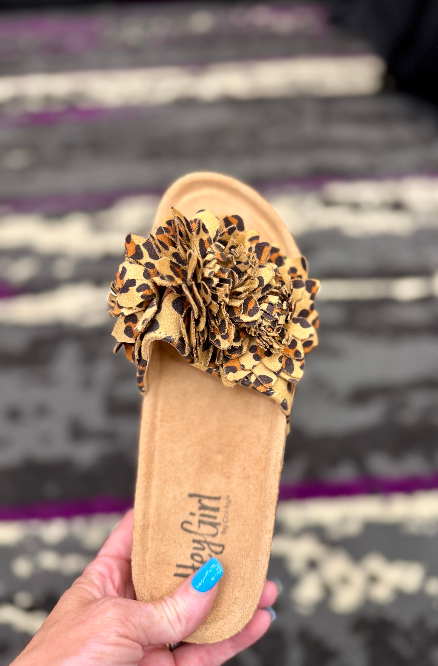 Corkys Wild Child Leopard Slide