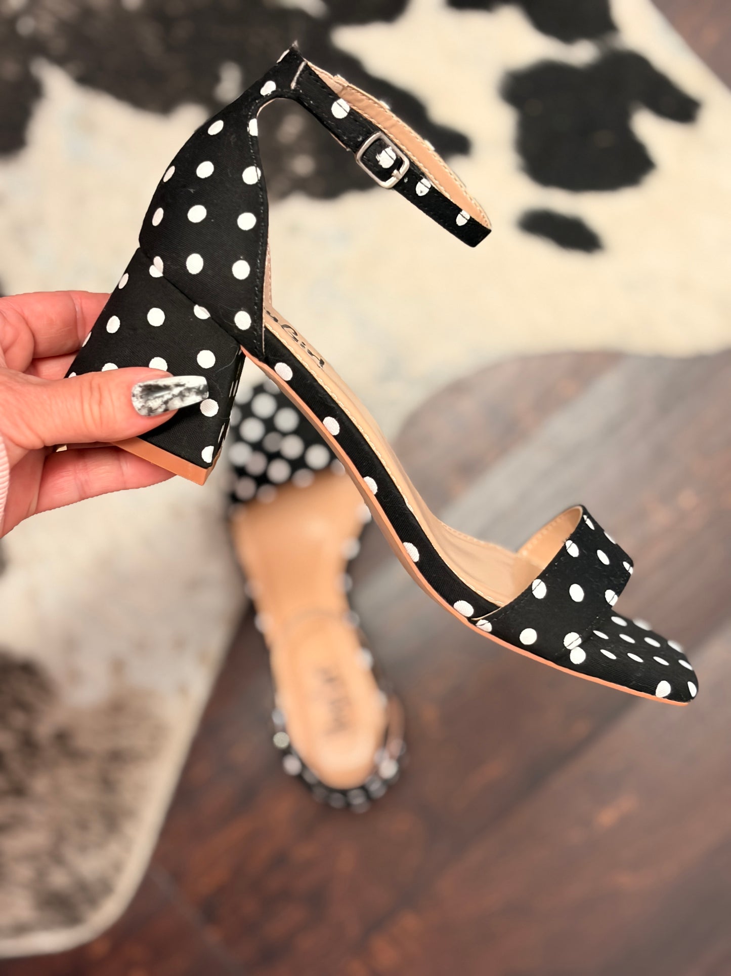 Save The Date Polka Dot Heel