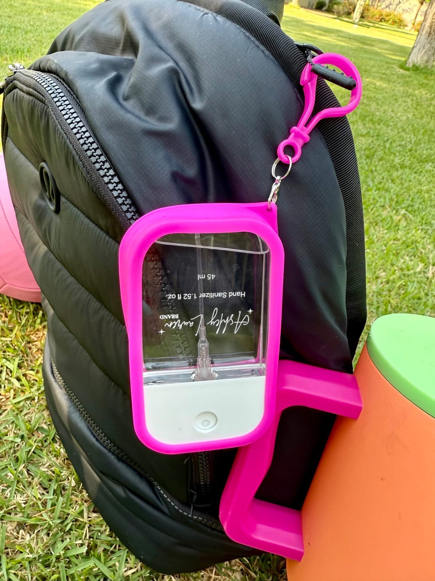 Hand Sanitizer Holder Keychain