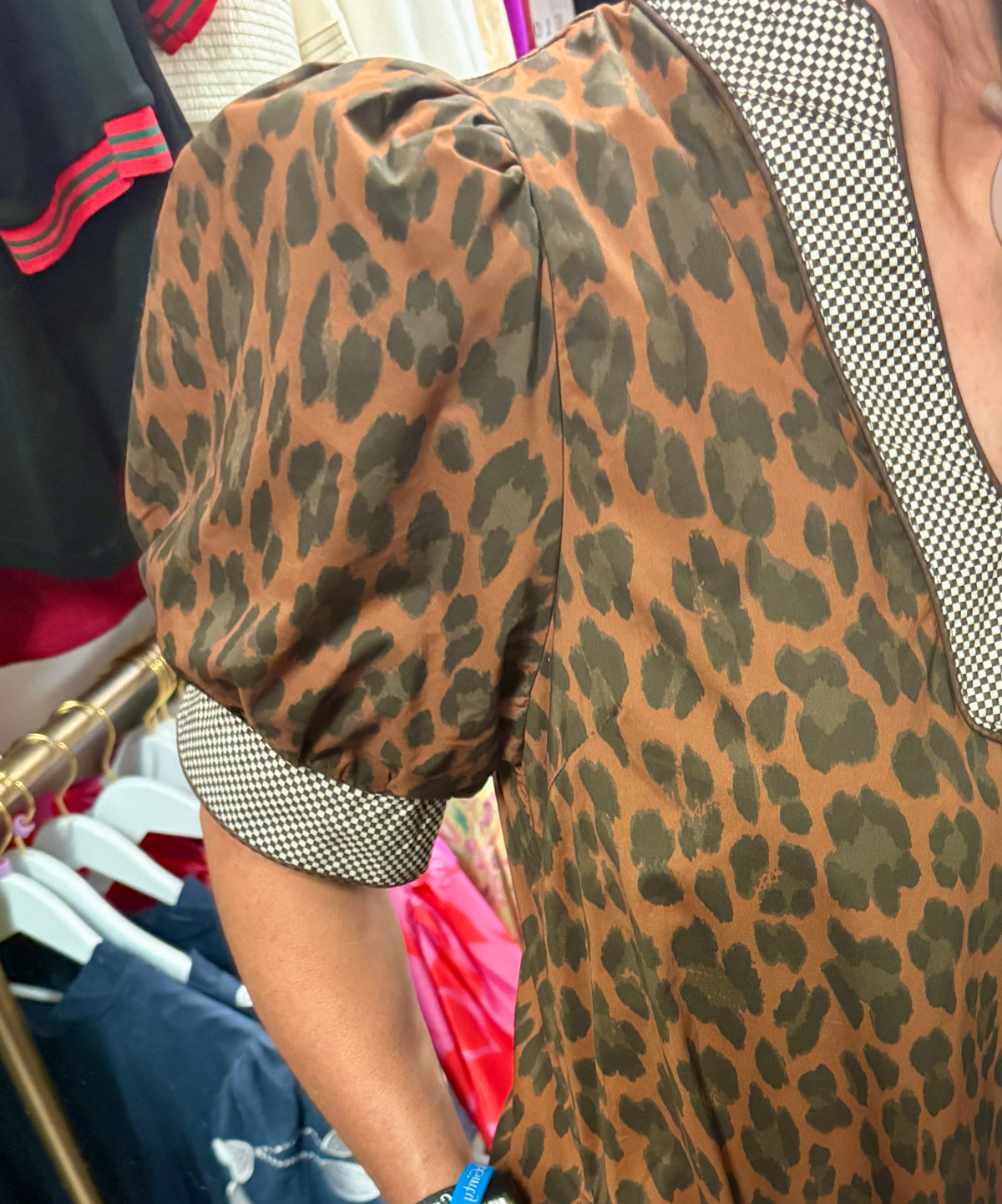 The Sutton Leopard Midi Dress