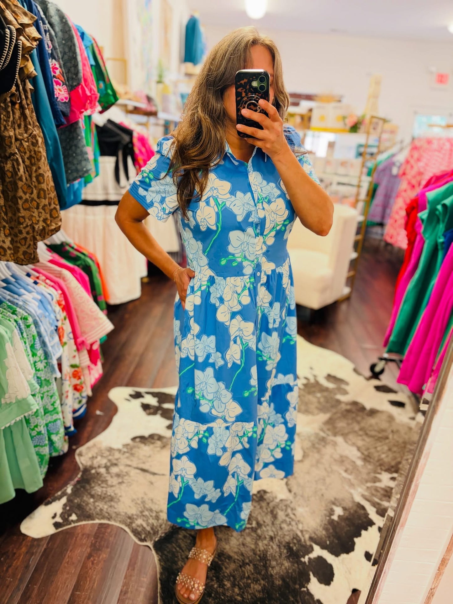 The Jema Orchid Blue Dress