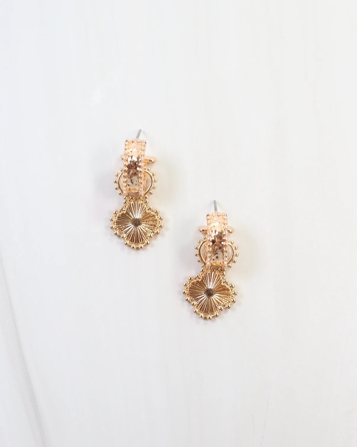 Caroline Hill - Hector Clover Earring Gold