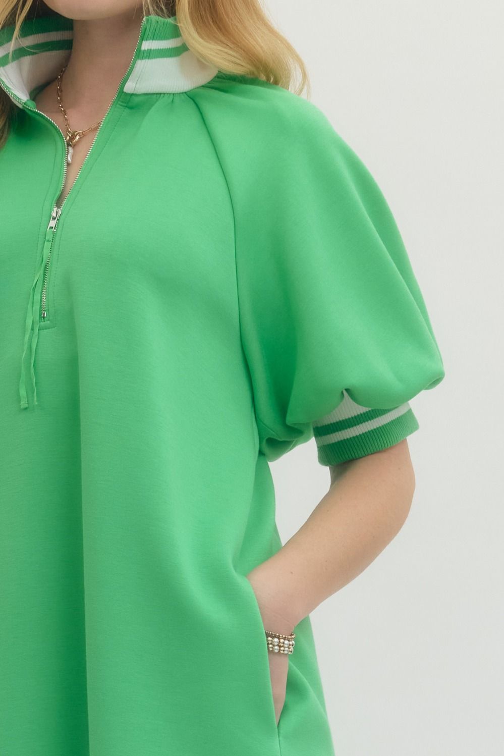 The Clover Zip Dress