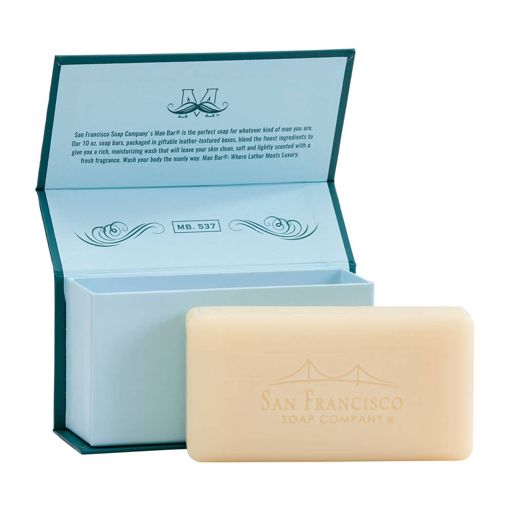 San Francisco Soap / Man Bar Soap - Coastal Driftwood Man Bar