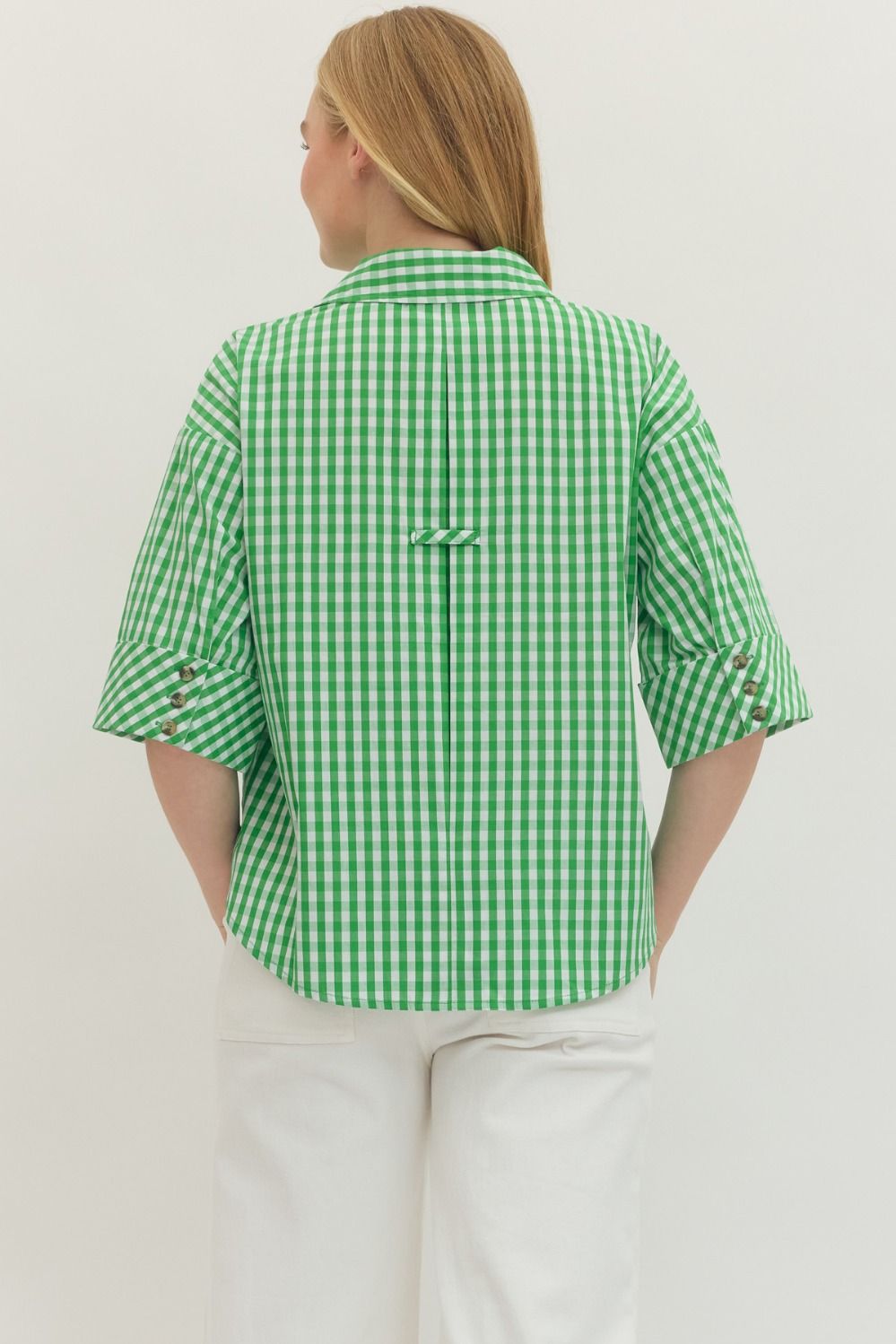The Clover Check Blouse