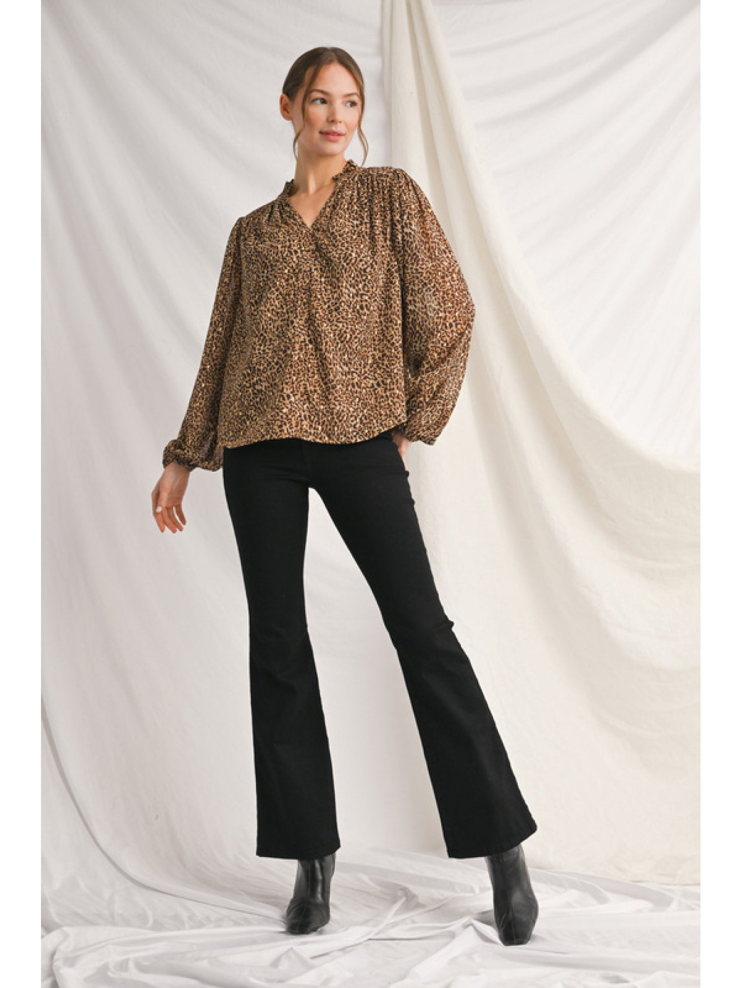 The Callie Leopard Top