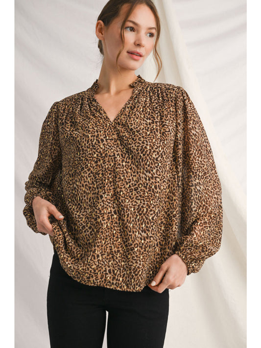 The Callie Leopard Top