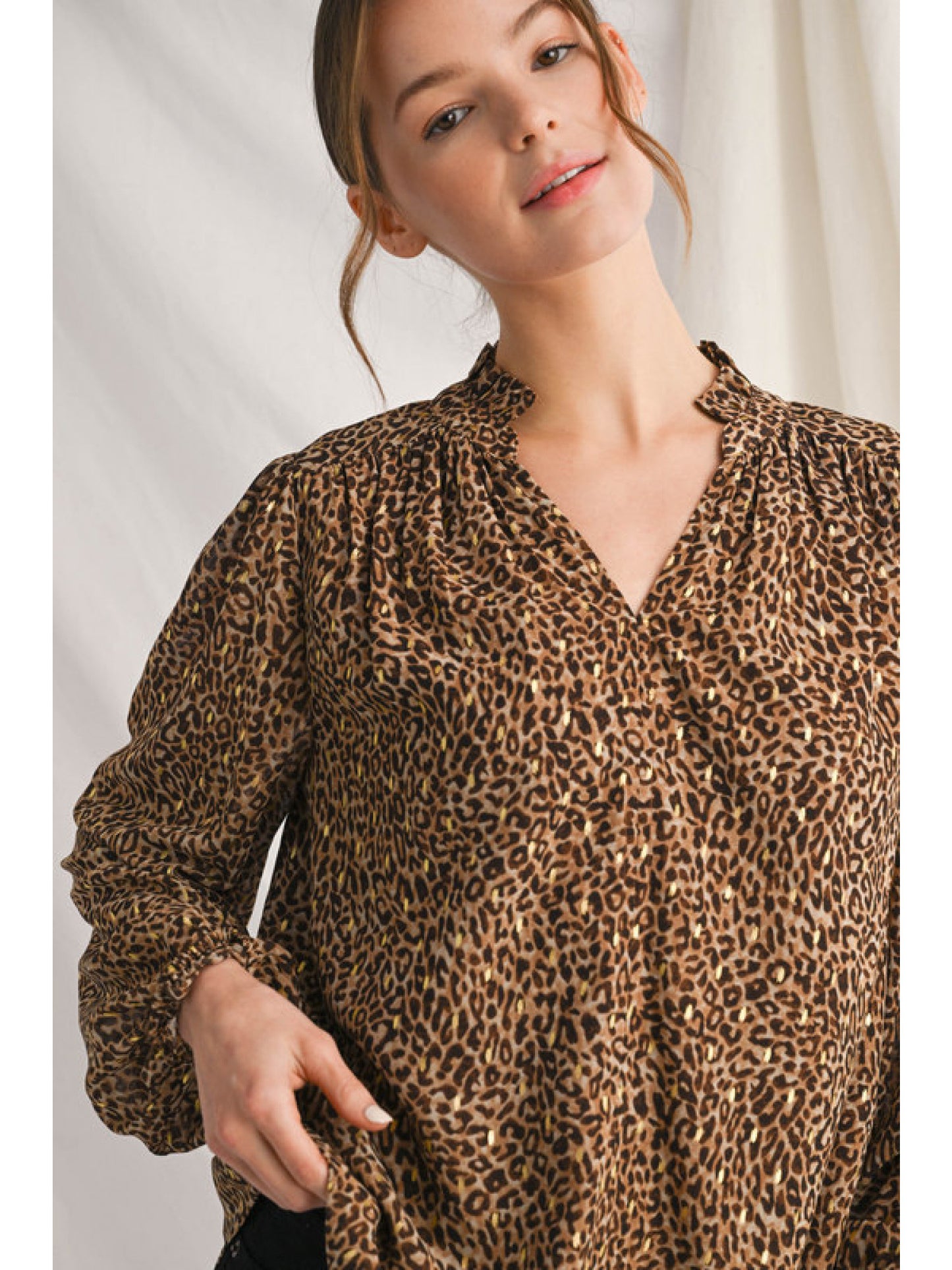 The Callie Leopard Top