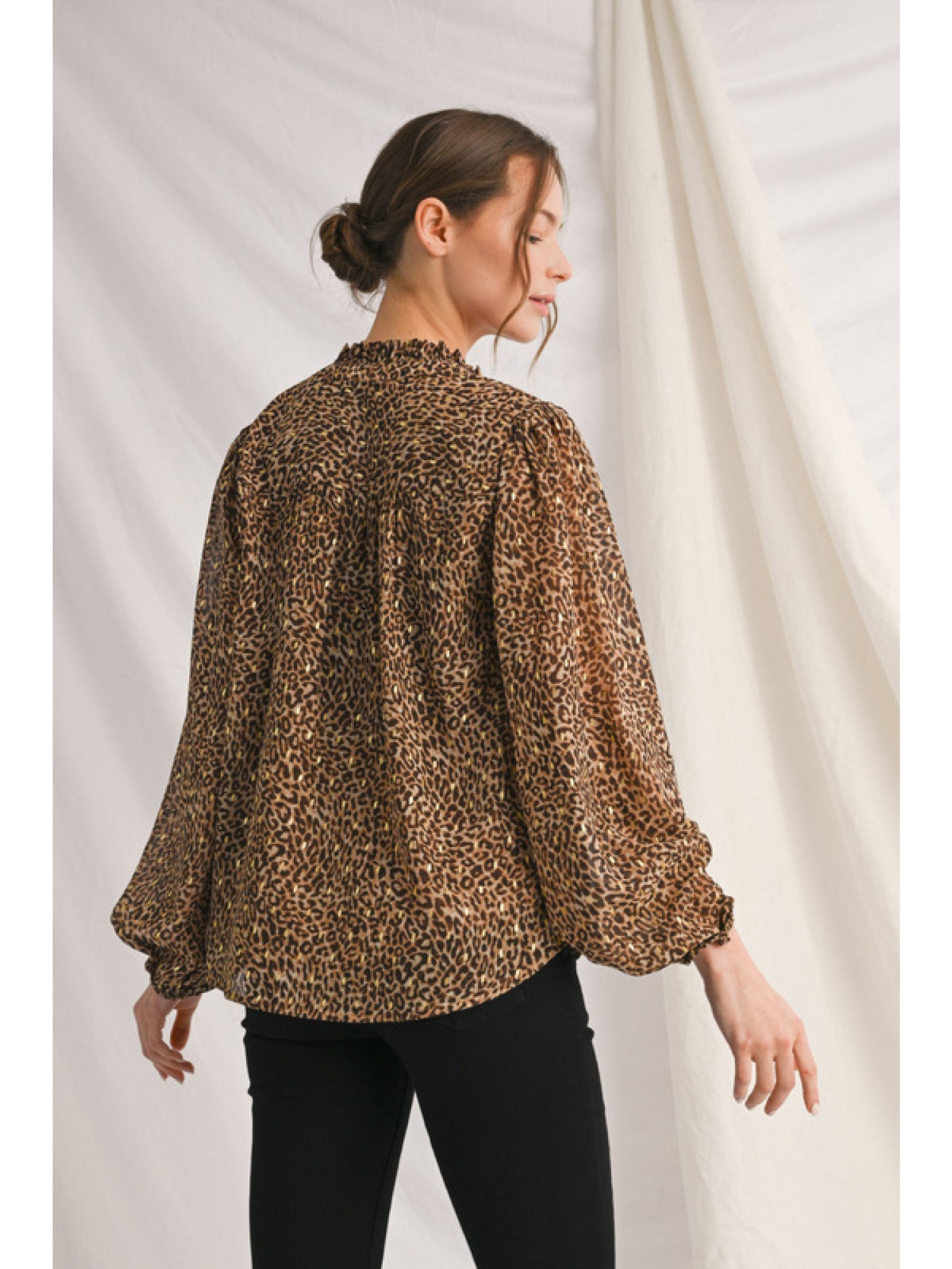 The Callie Leopard Top