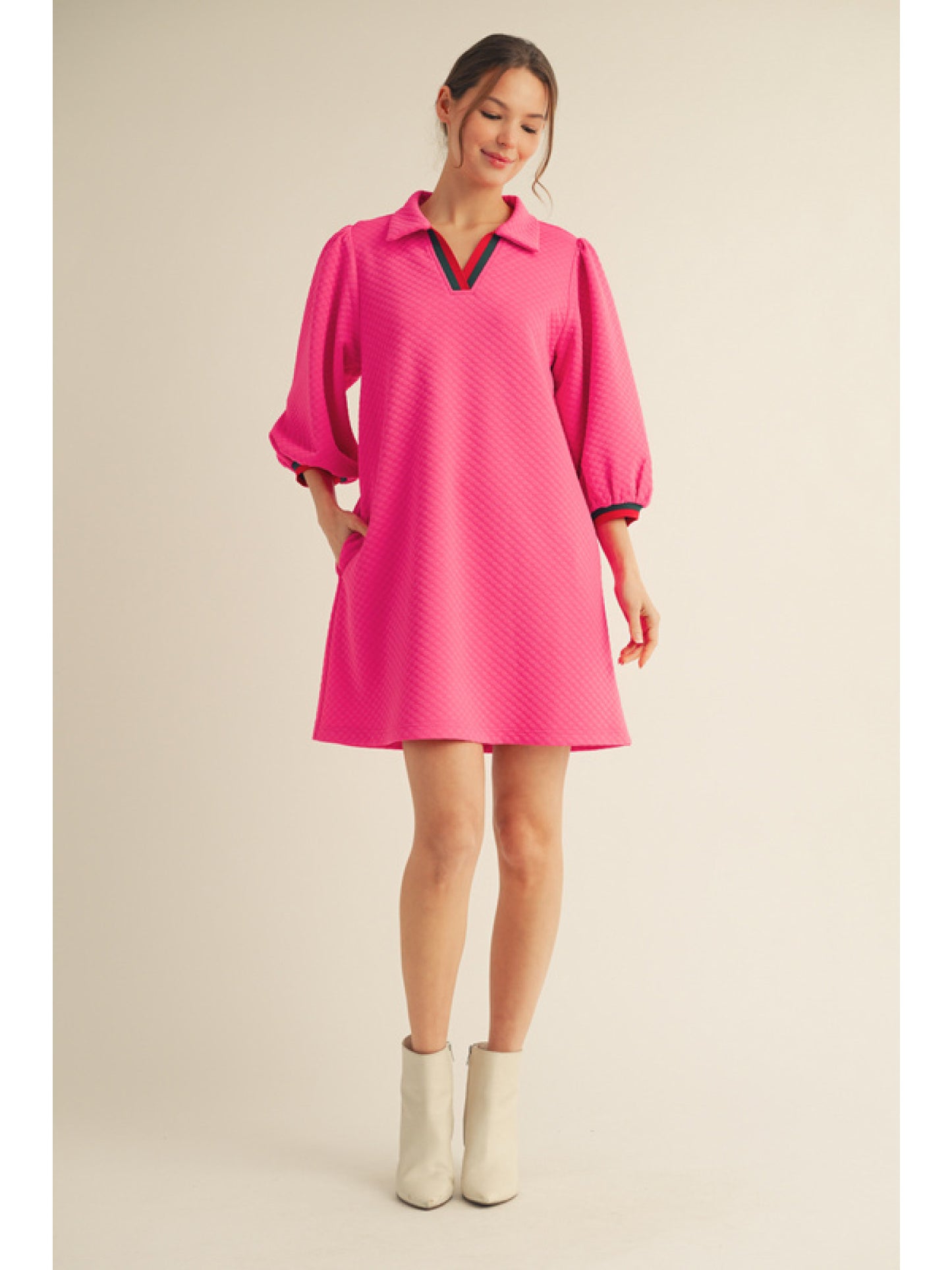 The Blair Bubble Sleeve Dress