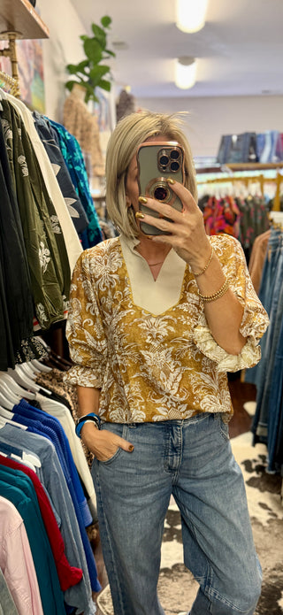 The Golden Hour Top
