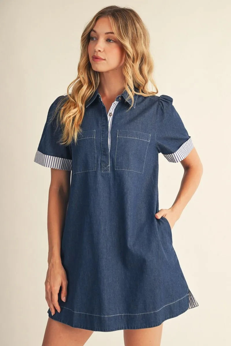 The Denim Days Shift Dress