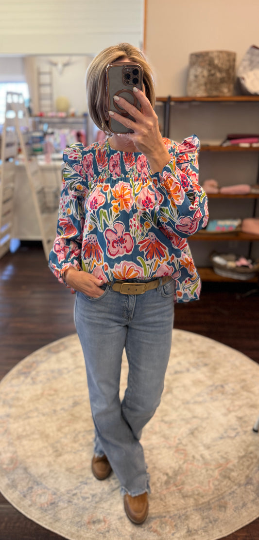 The Garden Party Smocked Blouse