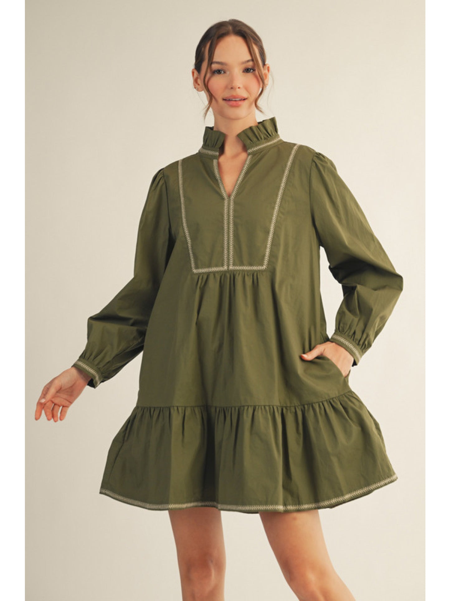 The Rowan Tiered Mini Dress