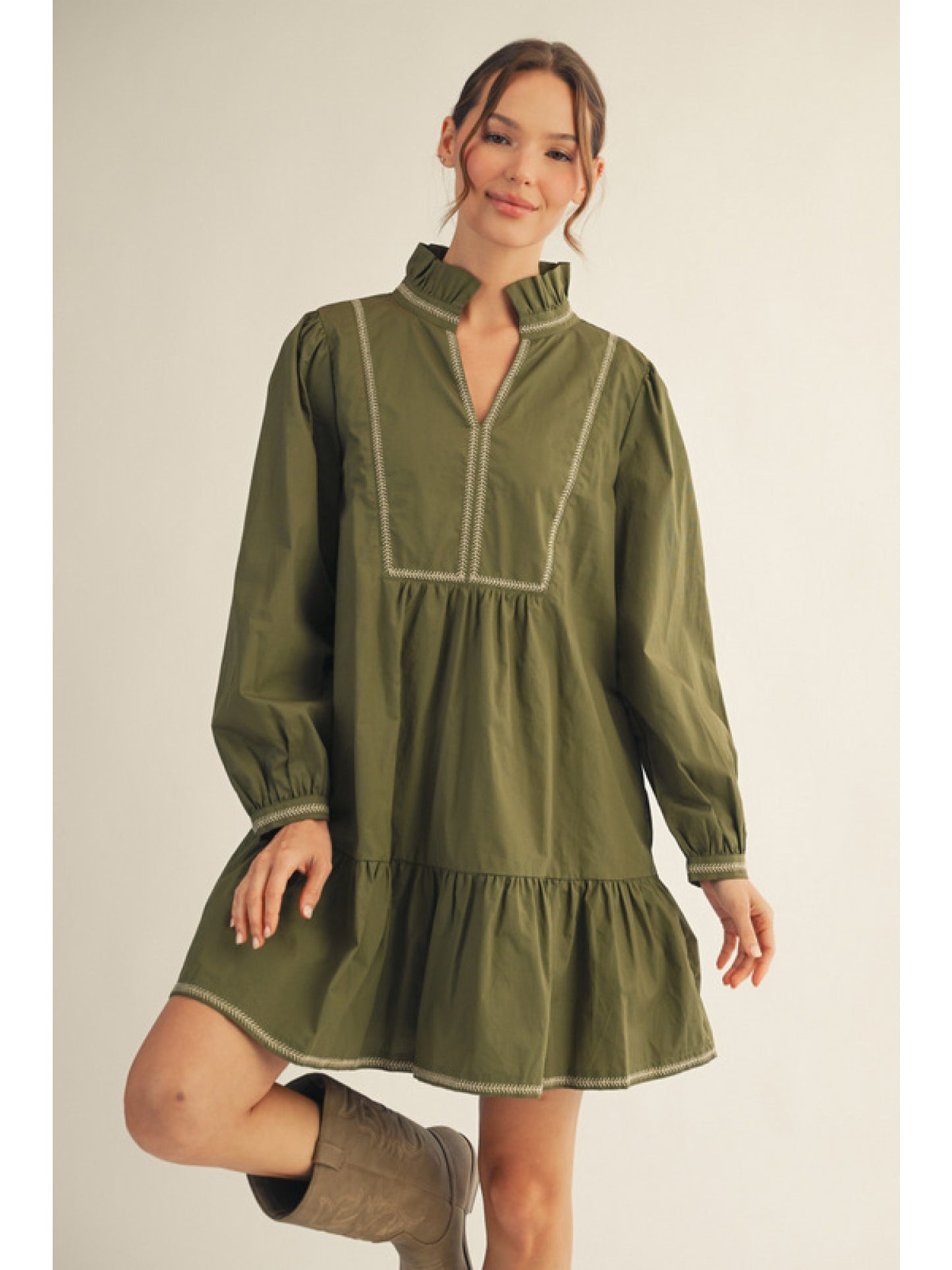 The Rowan Tiered Mini Dress