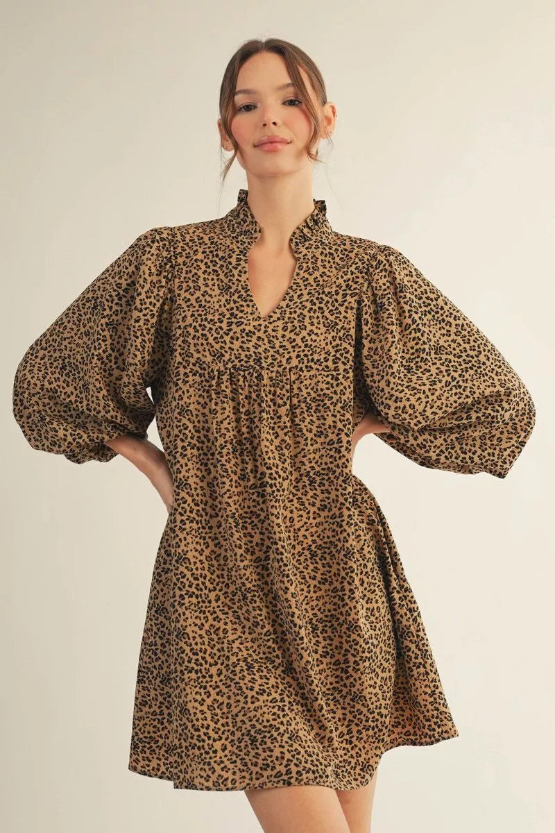 Always Fierce Leopard Dress