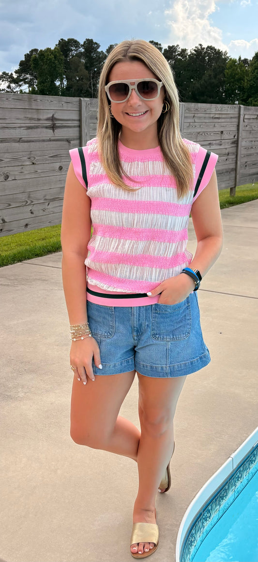 The Pink Lemonade Knit Top