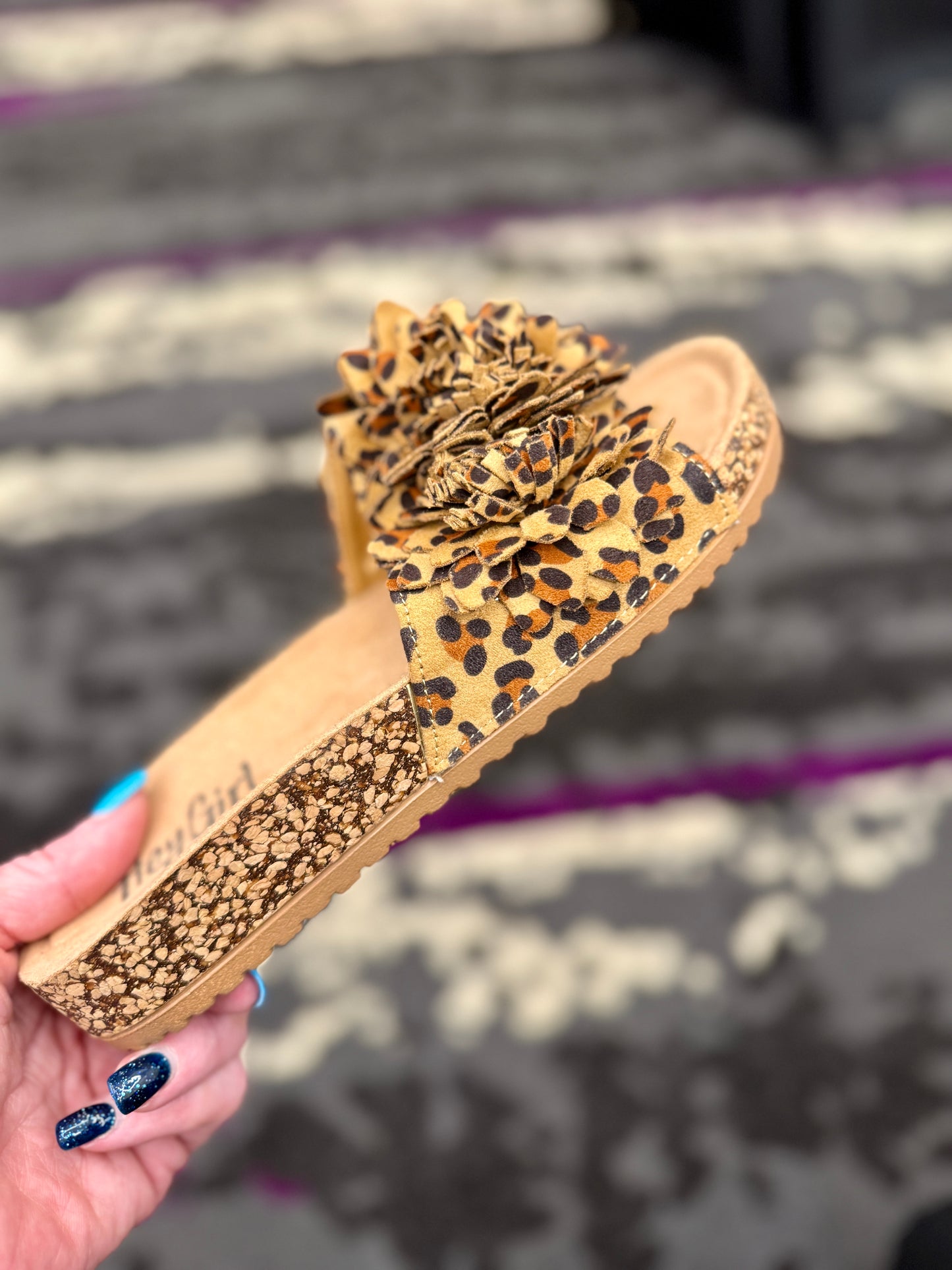 Corkys Wild Child Leopard Slide