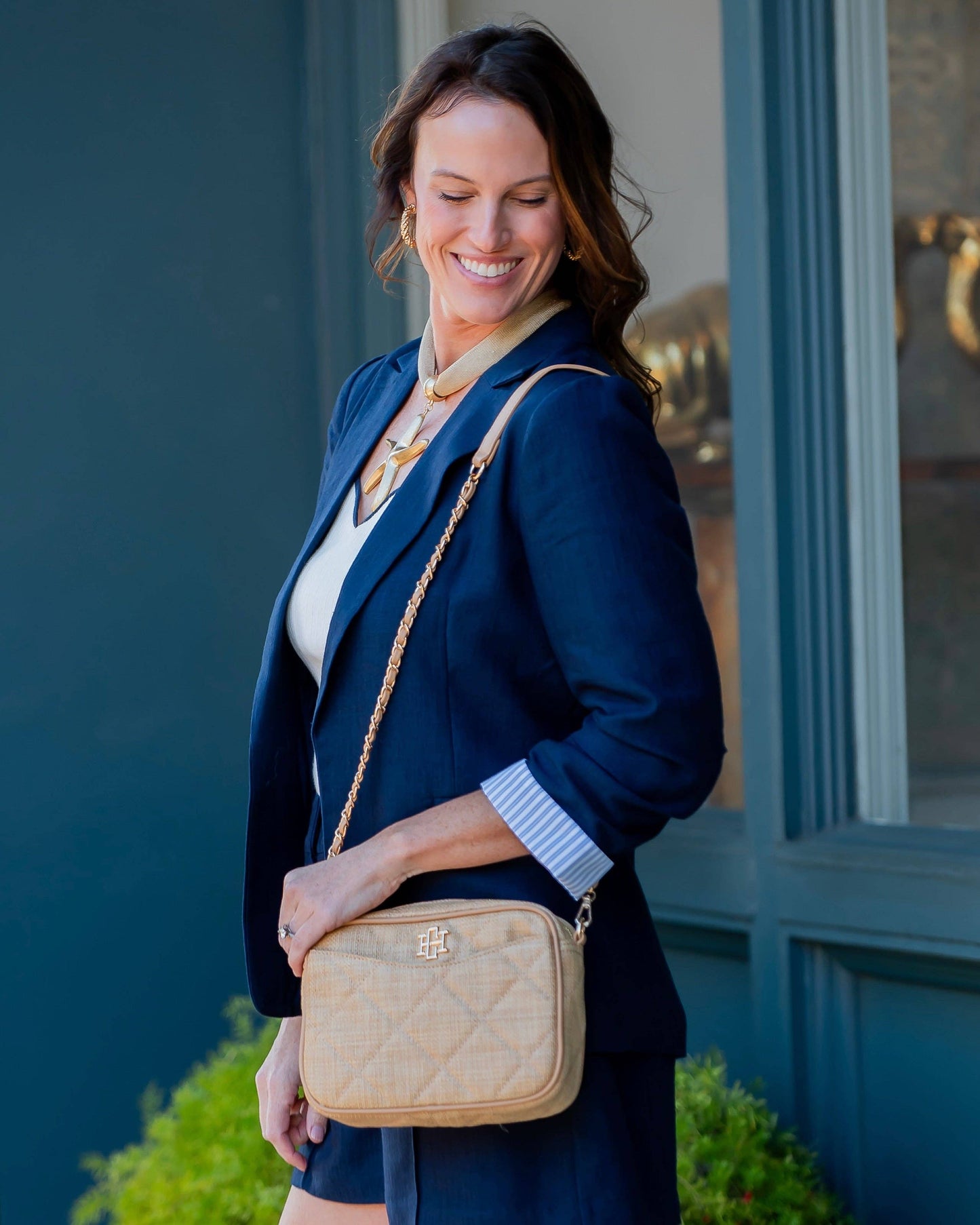 Caroline Hill - Fiona Crossbody Natural LD: Default