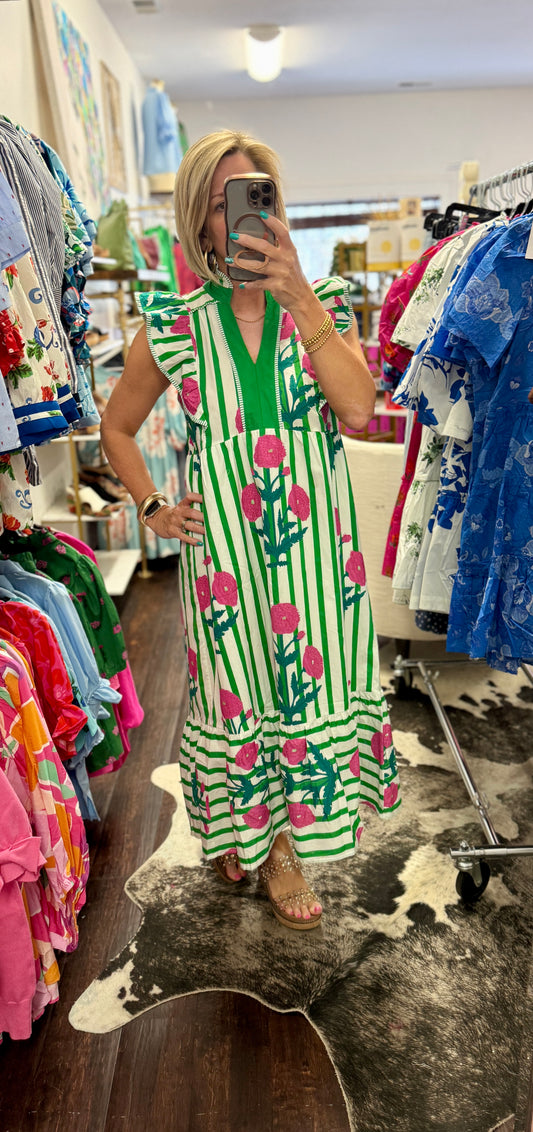 The Coastal Garden Midi Dress