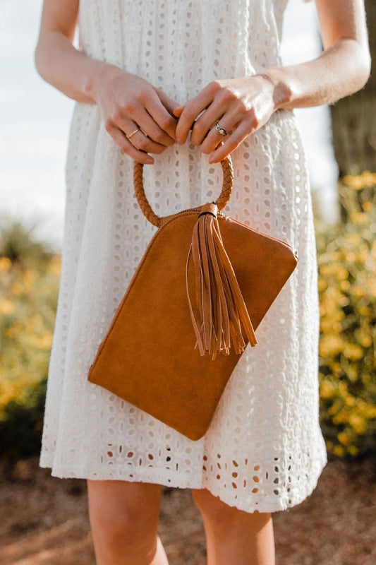 Tassel Wristlet Clutch