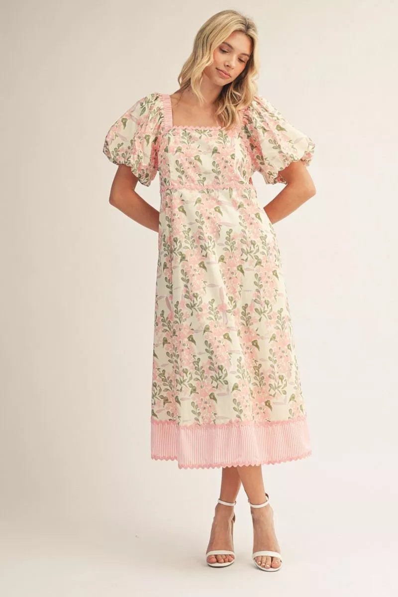 The Garden Party Midi Dress