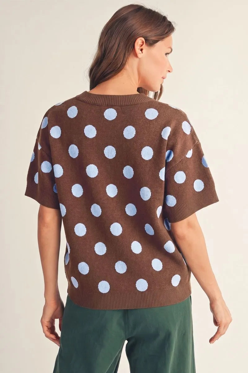The Dot About You Sweater Top