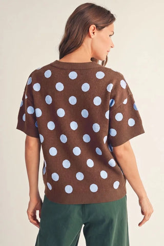 The Dot About You Sweater Top