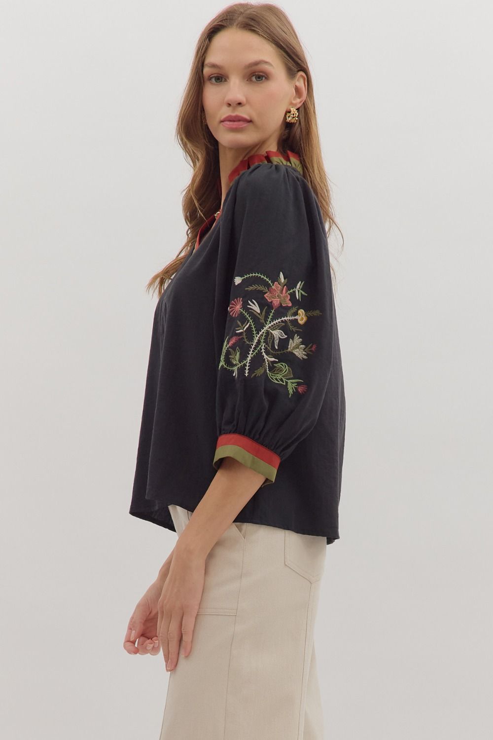 The Briar Embroidered Top