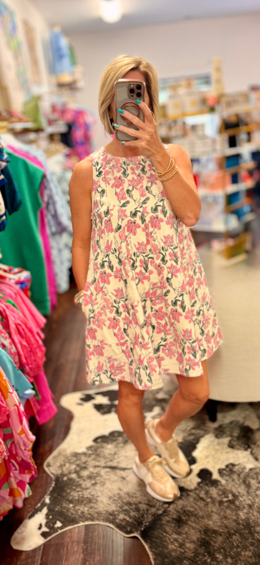 The Petal Breeze Mini Dress