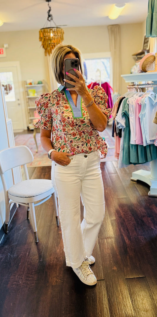 The Charleston Garden Blouse