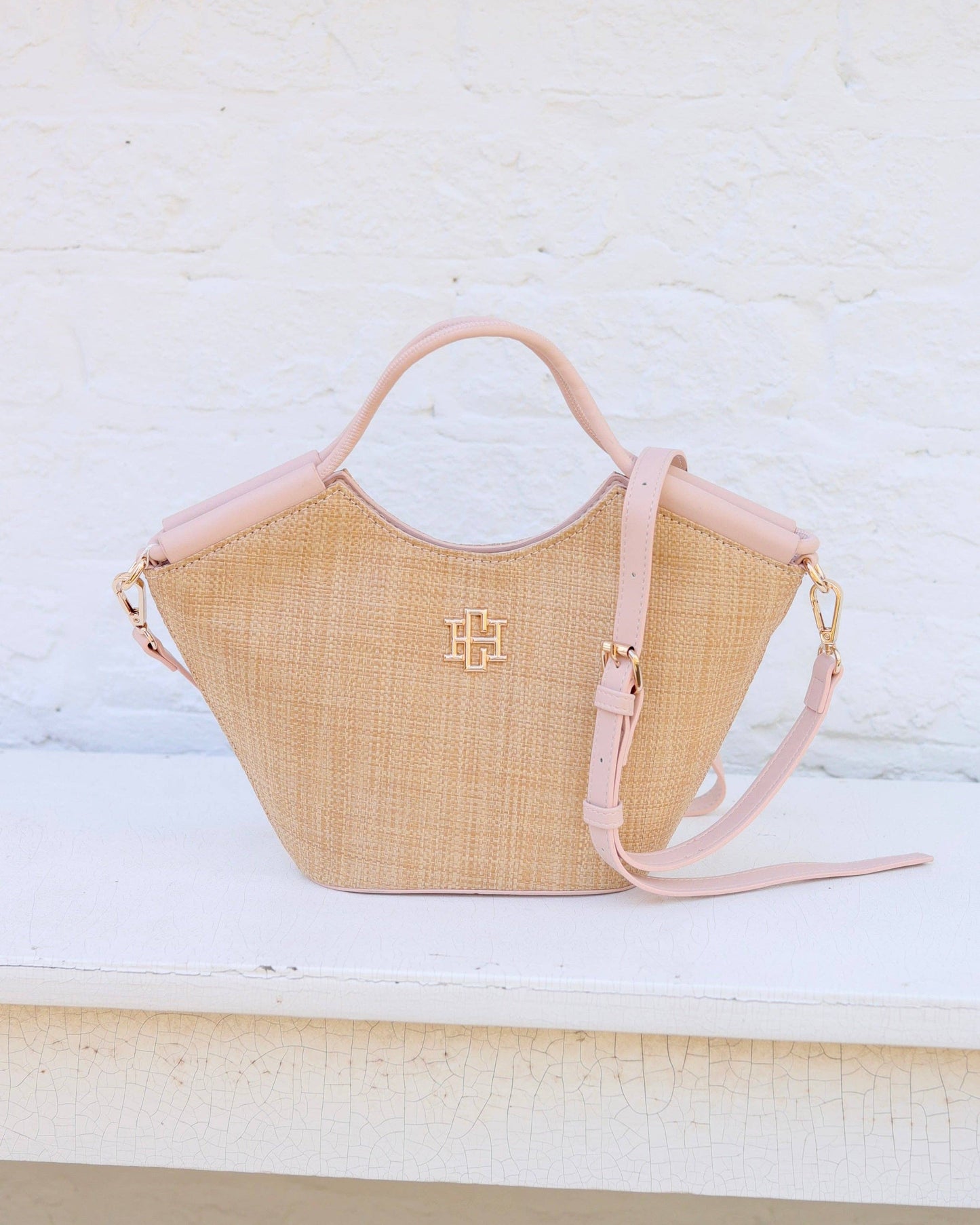 Caroline Hill - Leland Mini Tote Natural Blush: Default
