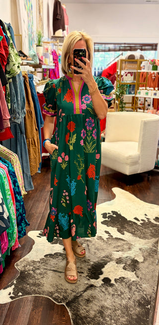 Wildflower Wanderer Midi Dress