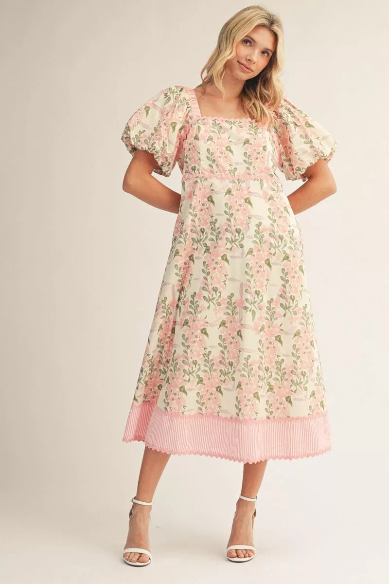 The Garden Party Midi Dress