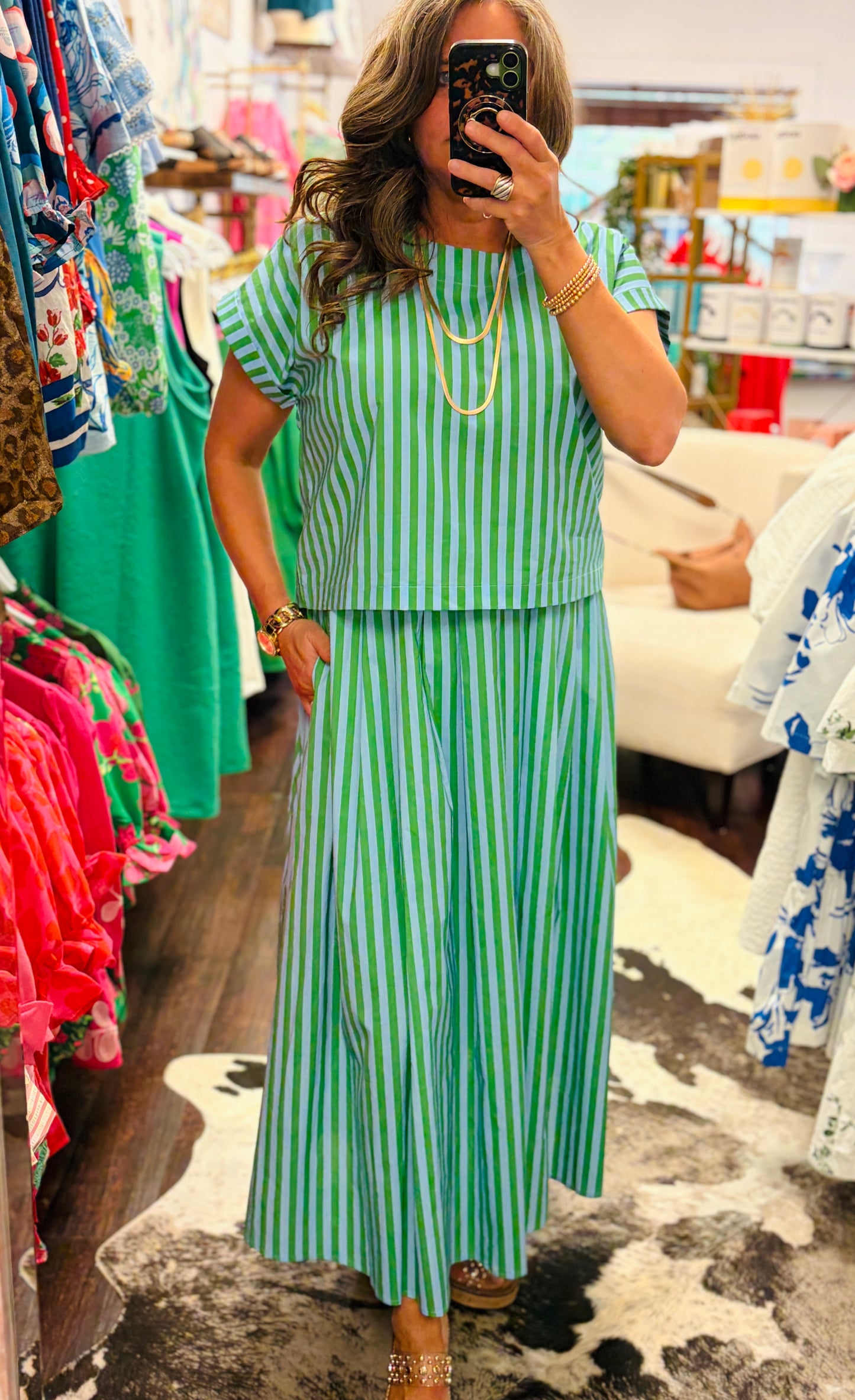 The Fresh Stripe Two-Piece Set