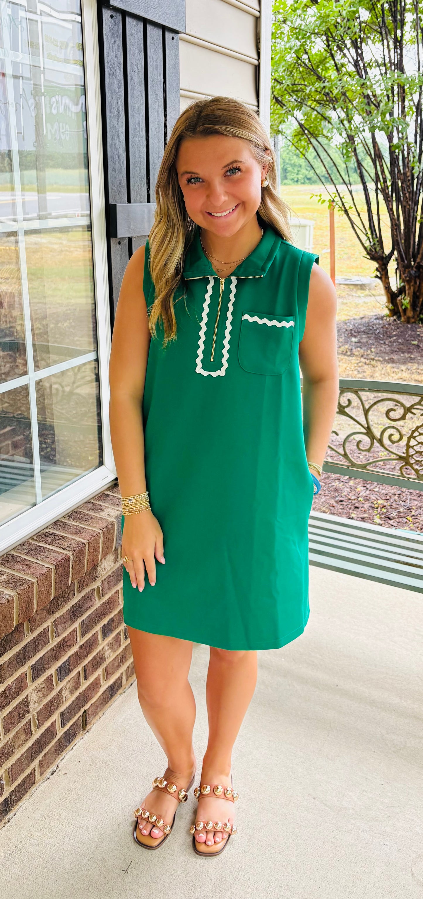 The Emerald Coast Zip-Up Dress