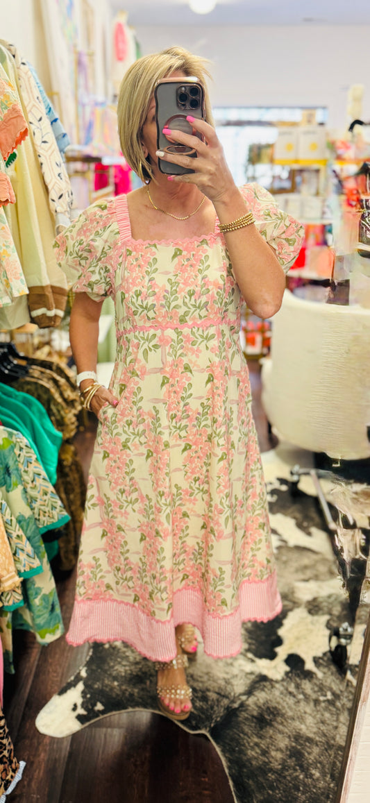 The Garden Party Midi Dress