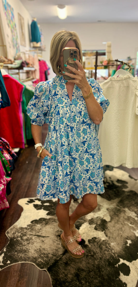 The Blue Meadow Babydoll Dress