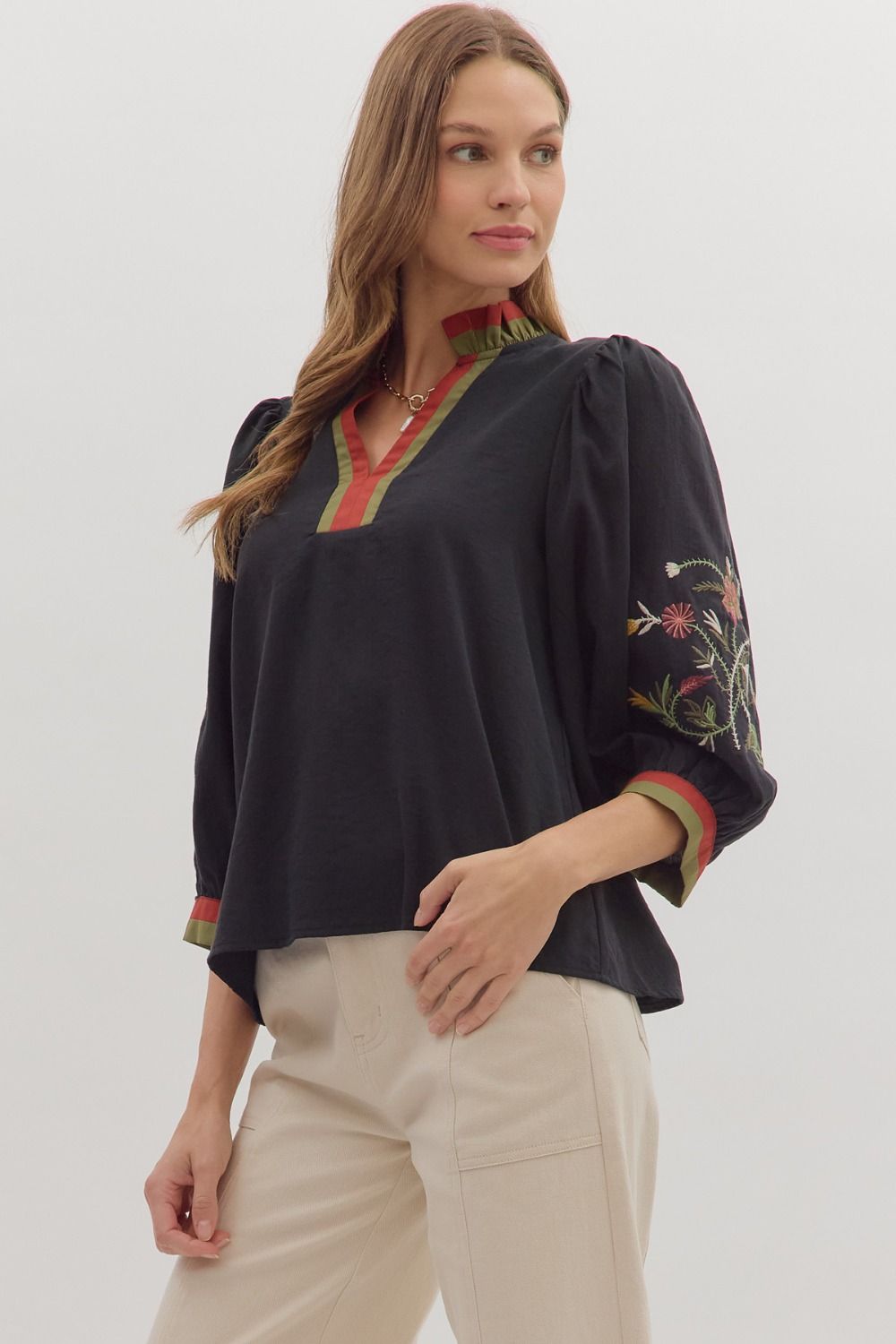 The Briar Embroidered Top