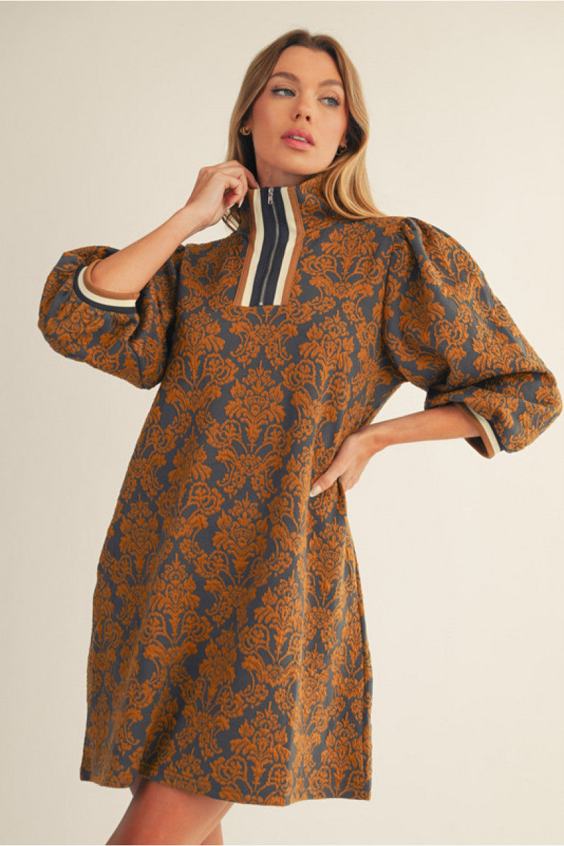 The Preston Jacquard Dress