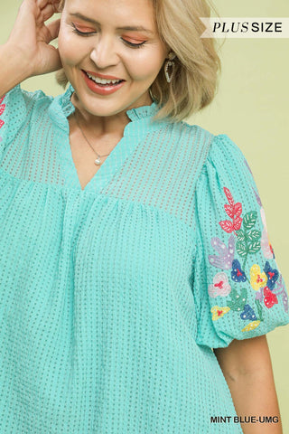 The Meadow Embroidered Dress - Curvy