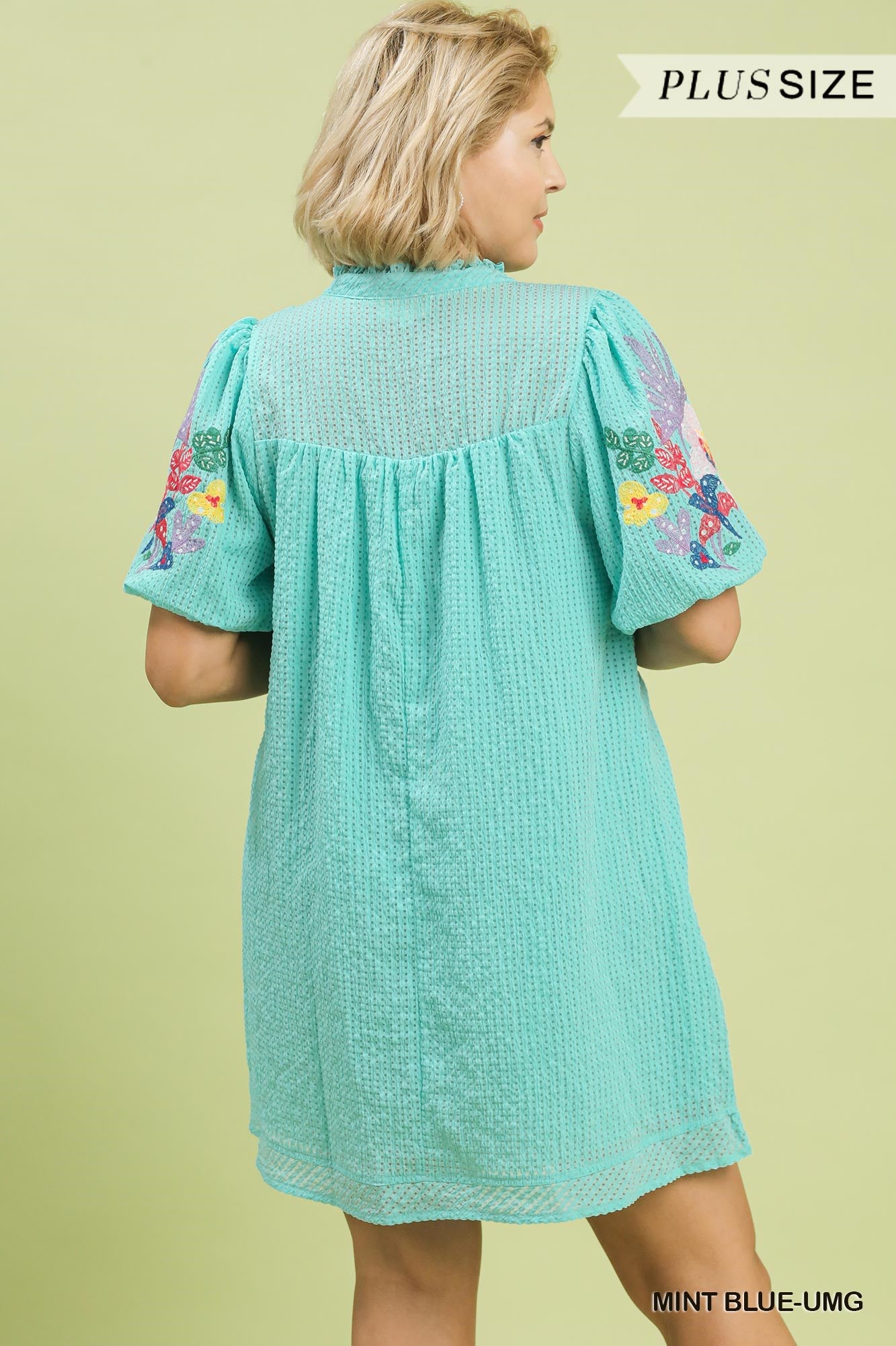 The Meadow Embroidered Dress - Curvy