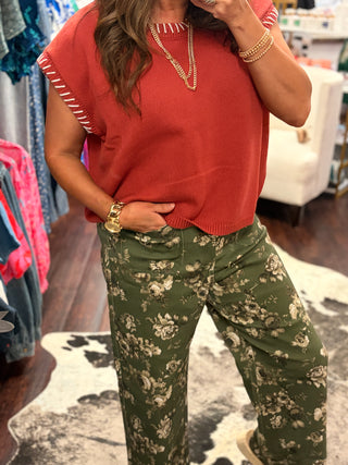 Stitched in Style Sweater Top