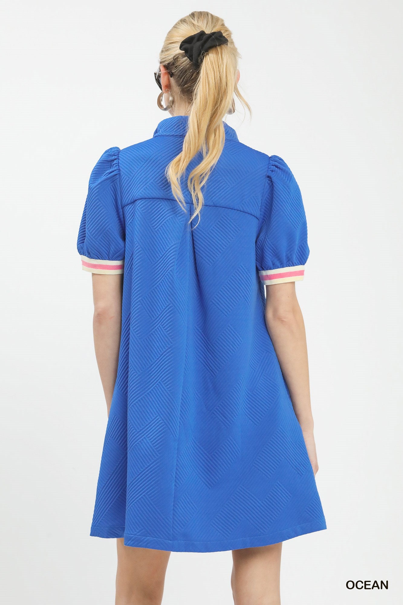 The Coastal Textured Shift Dress